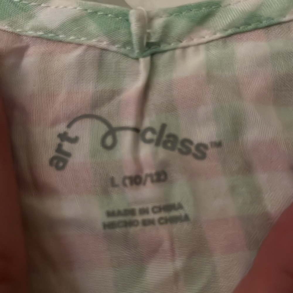 Girls light dress Easter pastel size 10/12 - Picture 3 of 3